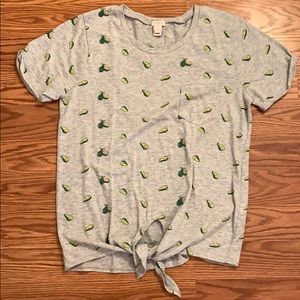 JCrew avocado shirt